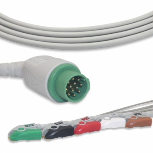 Biolight ECG Cable With 5 Leadwires AHA