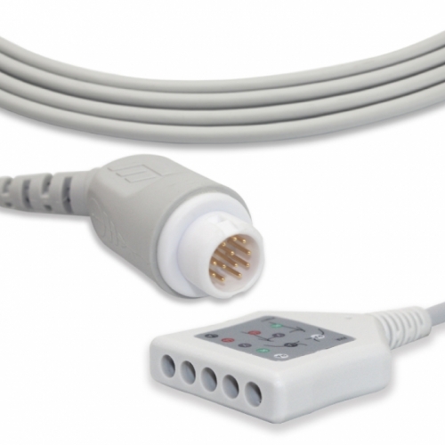 Philips 12P ECG Trunk Cable, AHA