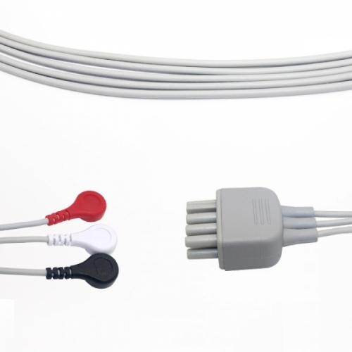 Nihon Kohden ECG Leadwire Set,3 LEADS