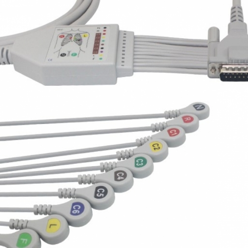 Schiller 10Lead Shielded EKG Cable